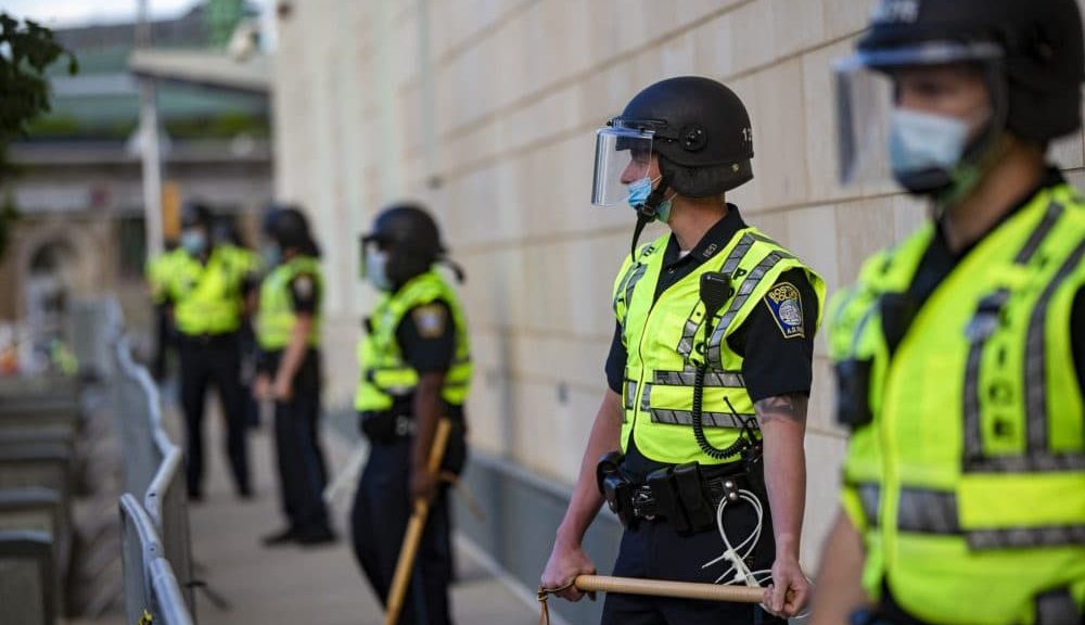 Viral ‘Cop Slide’ Featuring Boston Police Officer Turns City Plaza into ...