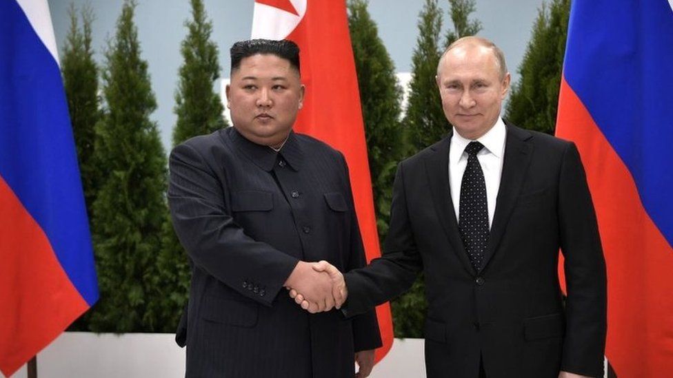 Russia and North Korea Leaders